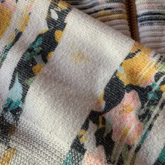 Anthropologie Moth Array Floral Striped Cardigan Size Small - Picture 7 of 8